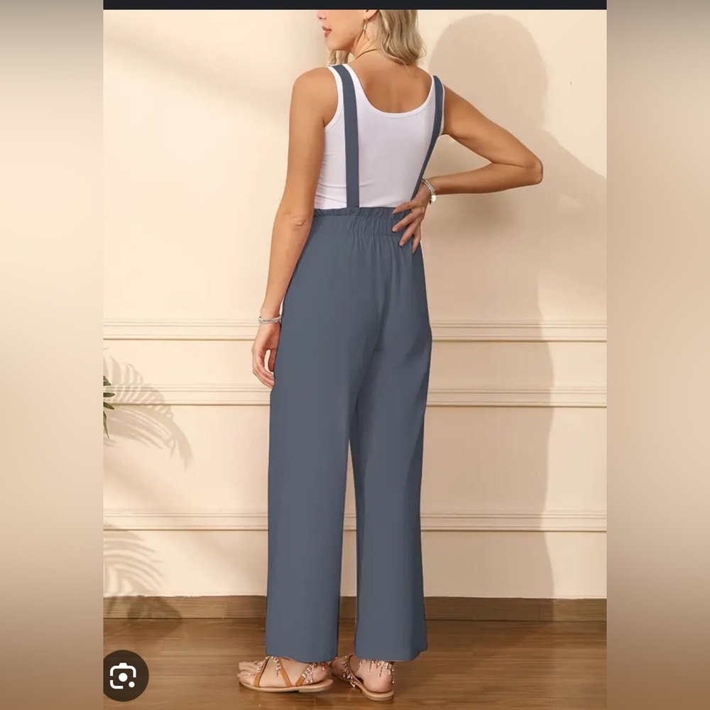 Like an Angel Blue Wide Leg Jumpsuit